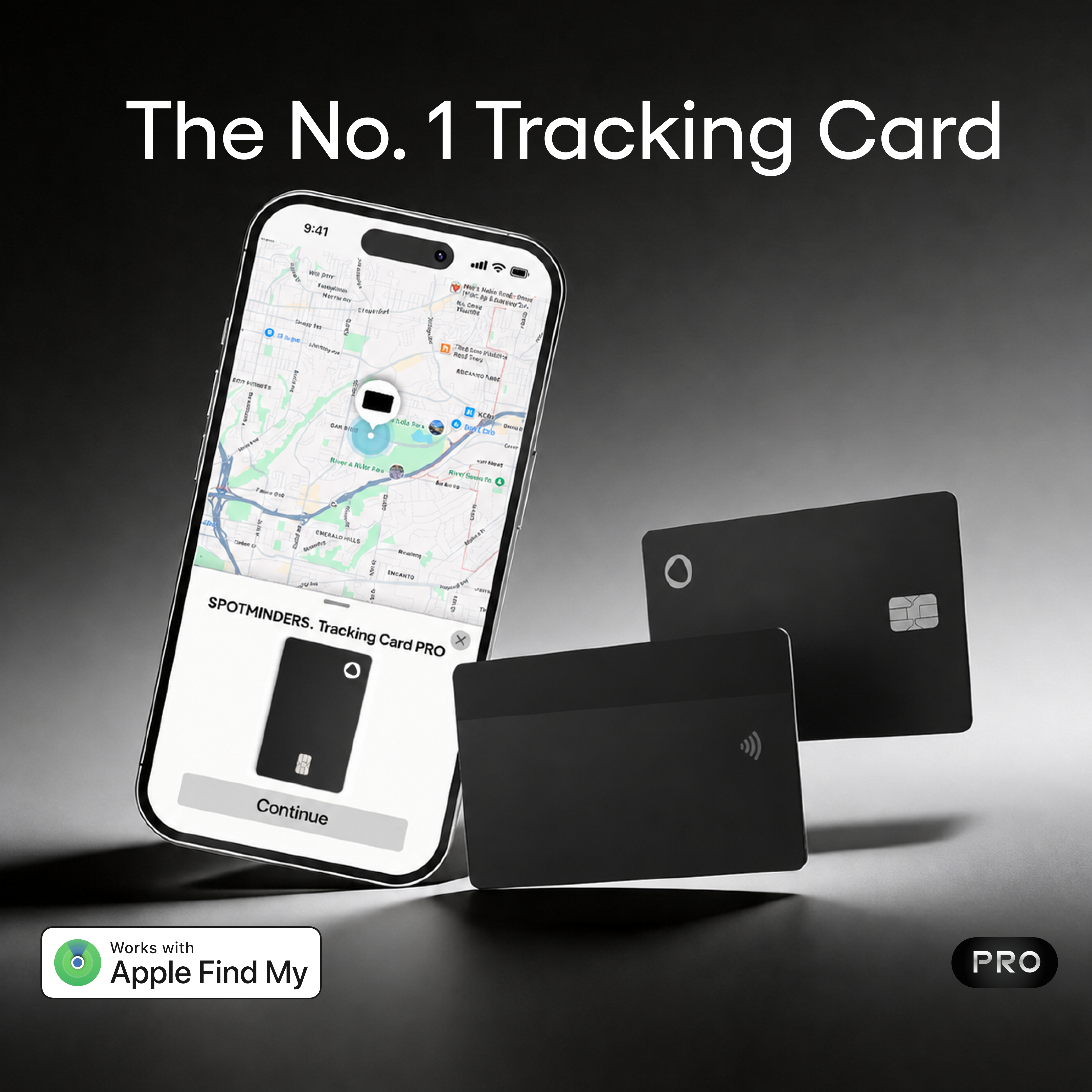 Spotminders PRO Tracking Card | Find My Wallet Tracker – Spotminders.