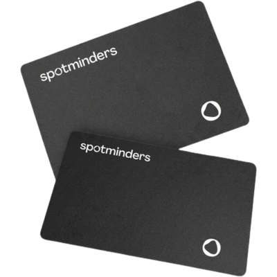 Spotminders tracking cards for everyday essentials