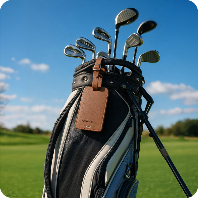 Golf bags.