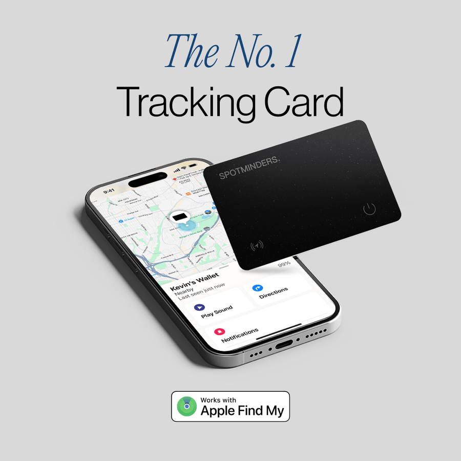 Wallet Tracking Card | Find My Wallet Tracker | Spotminders.