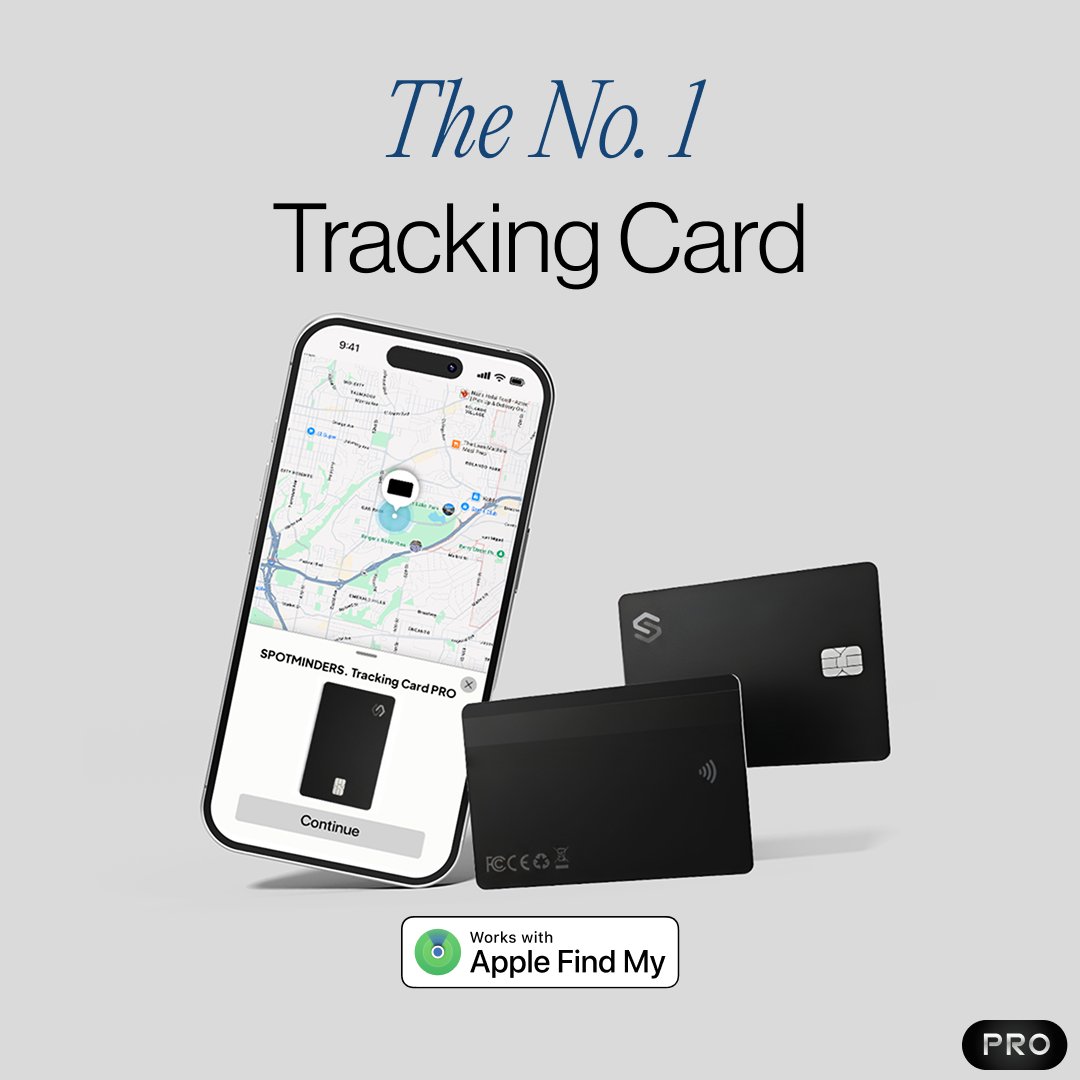 Spotminders Tracking Card | Find My Wallet Tracker – Spotminders.
