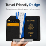 Funda para pasaporte con seguimiento