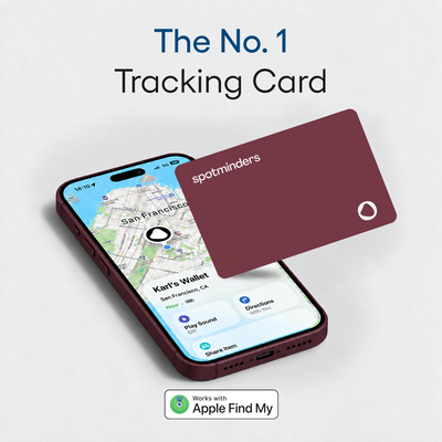 Tracking Card Dark Cherry