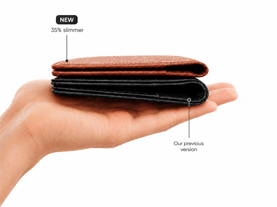 <p><em>Same features, 35% slimmer. </em></p>
