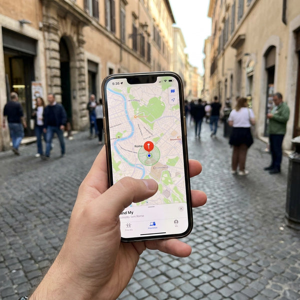 Real-time luggage tracking on phone at airport