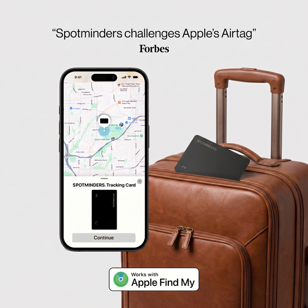 Spotminders Tracking Cards vs AirTags comparison