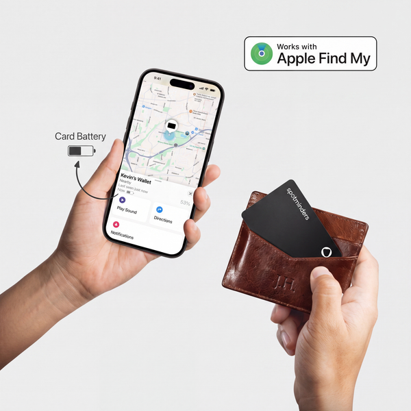Tracking card connected to Apple Find My