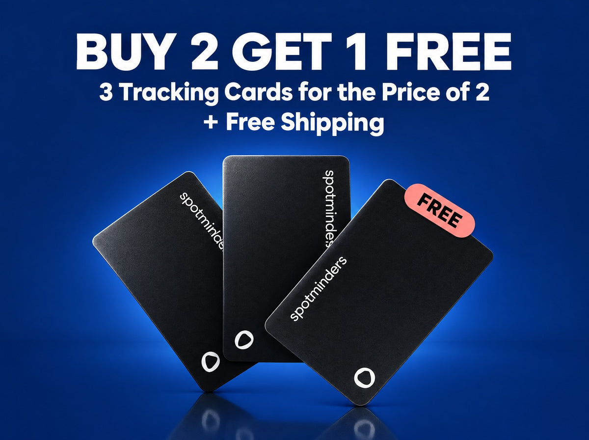 Buy 2 Get 1 Free: 3 Tracking Cards for the price of 2, plus free shipping