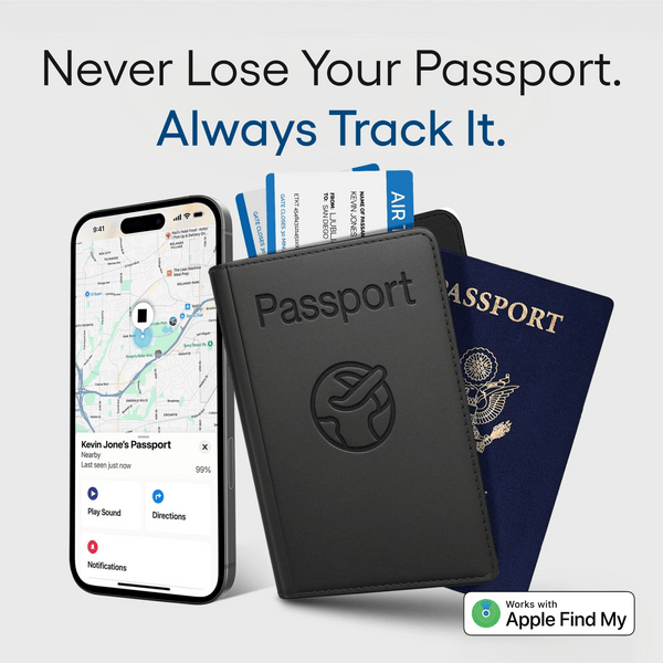 Trackable Passport Cover