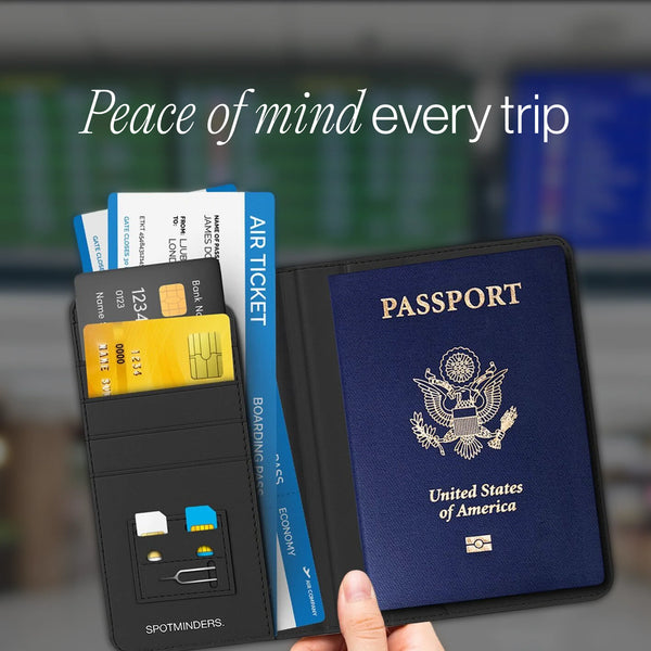 Spotminders card charging wirelessly