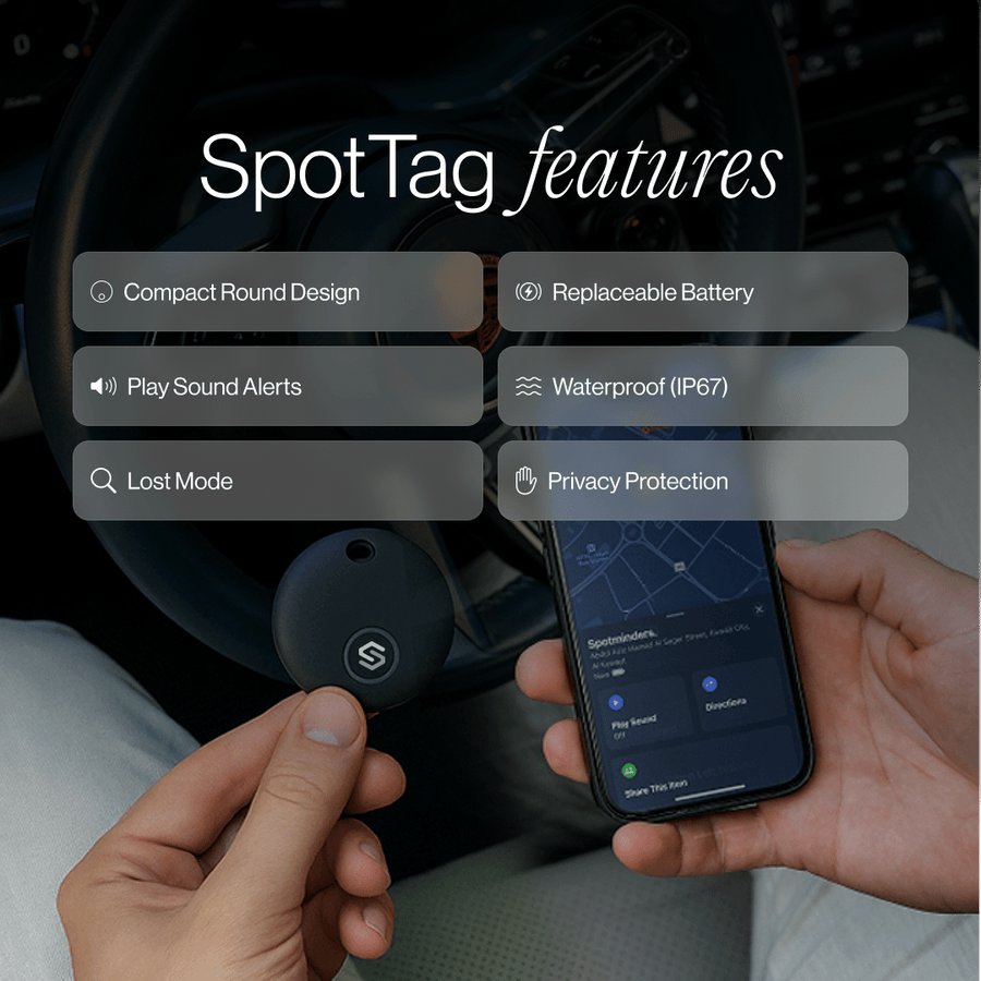 Spotminders Smart Tag Tracker Device – Spotminders.