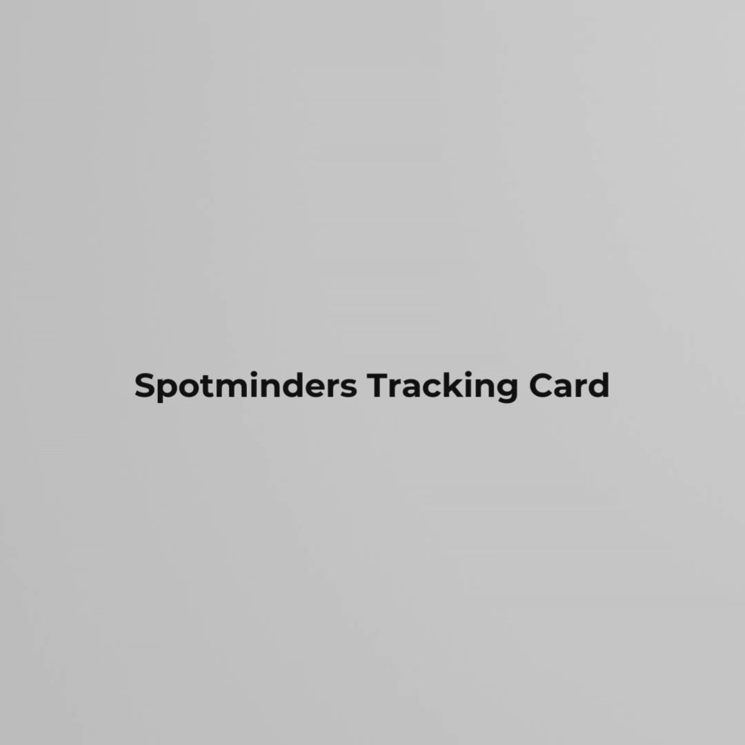 SPOTMINDERS. Tracking card – Spotminders.