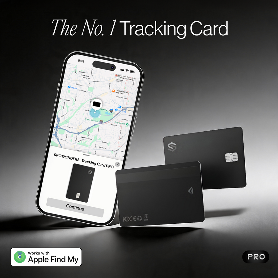 Spotminders PRO Tracking Card | Find My Wallet Tracker – Spotminders.