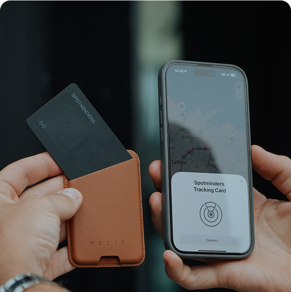 Tracking card and phone location app